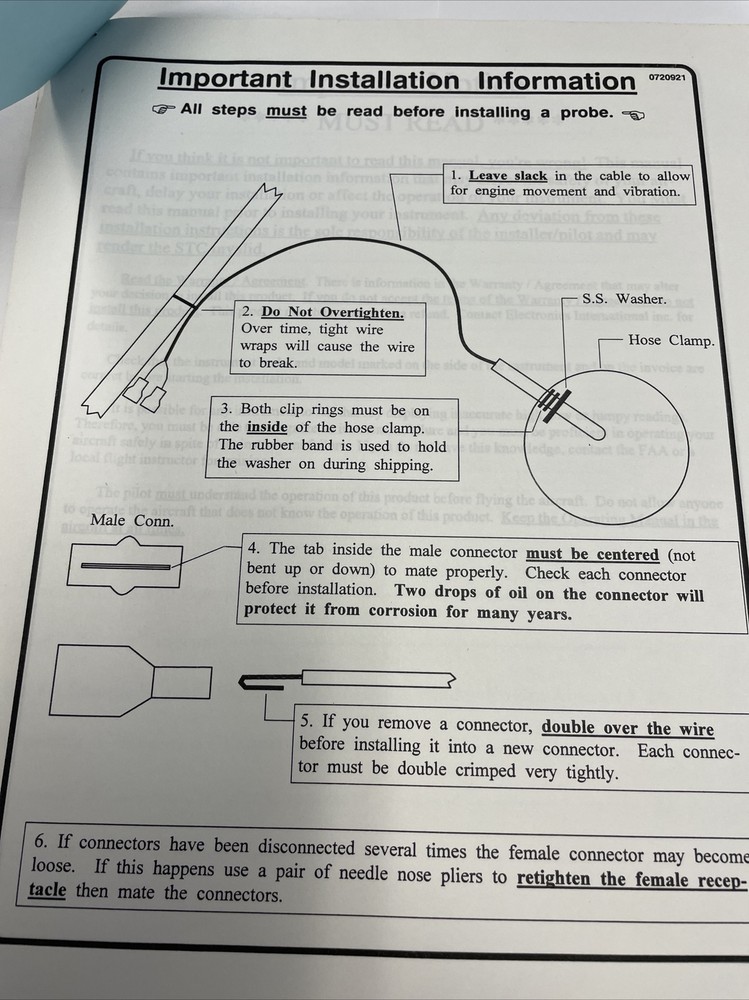SR-8A Smart Engine Analyzer Operating And Installation Instructions Aviation USA