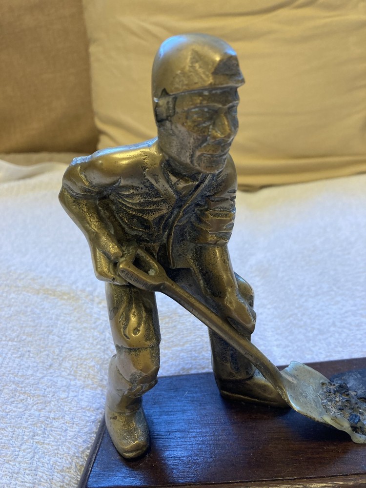 brass miner 7x7 inch