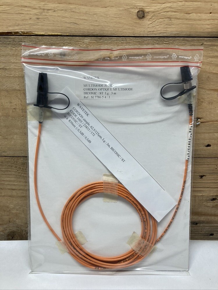 Cordon Optique Multimode Jumper Assembly SI/ 7786 Wavetek