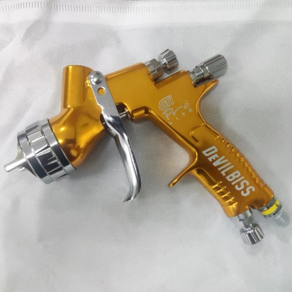 New For Devilbiss Gold Tool Pistol Spray Gun Paint Cars GTI PRO LITE TE20 1.3mm