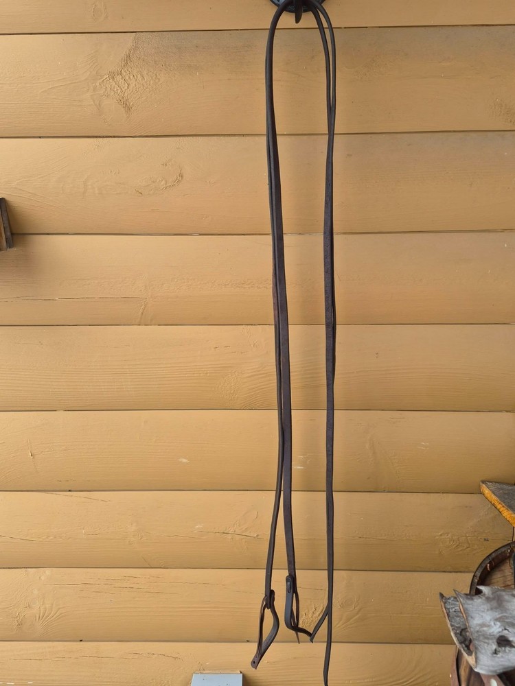 Western Split Reins Leather 5/8" x 7.5'