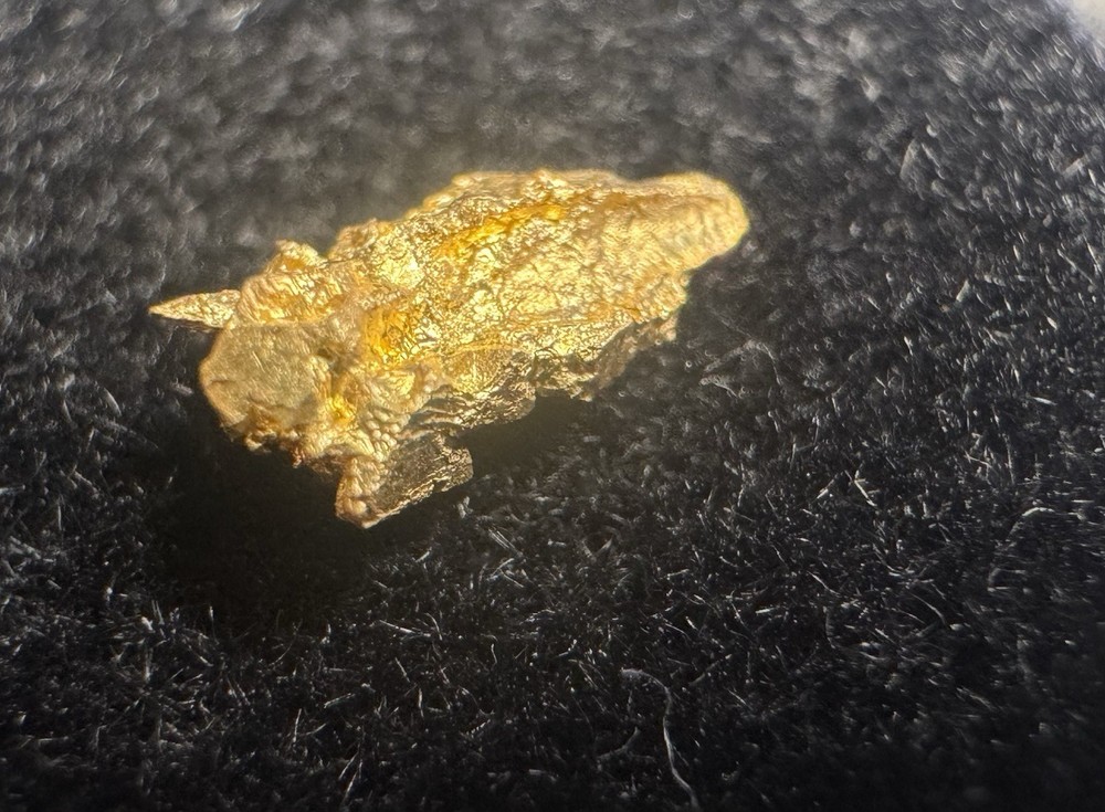 0.26g Folsom CA Crystallized Gold Nugget – Sharp Natural Structure