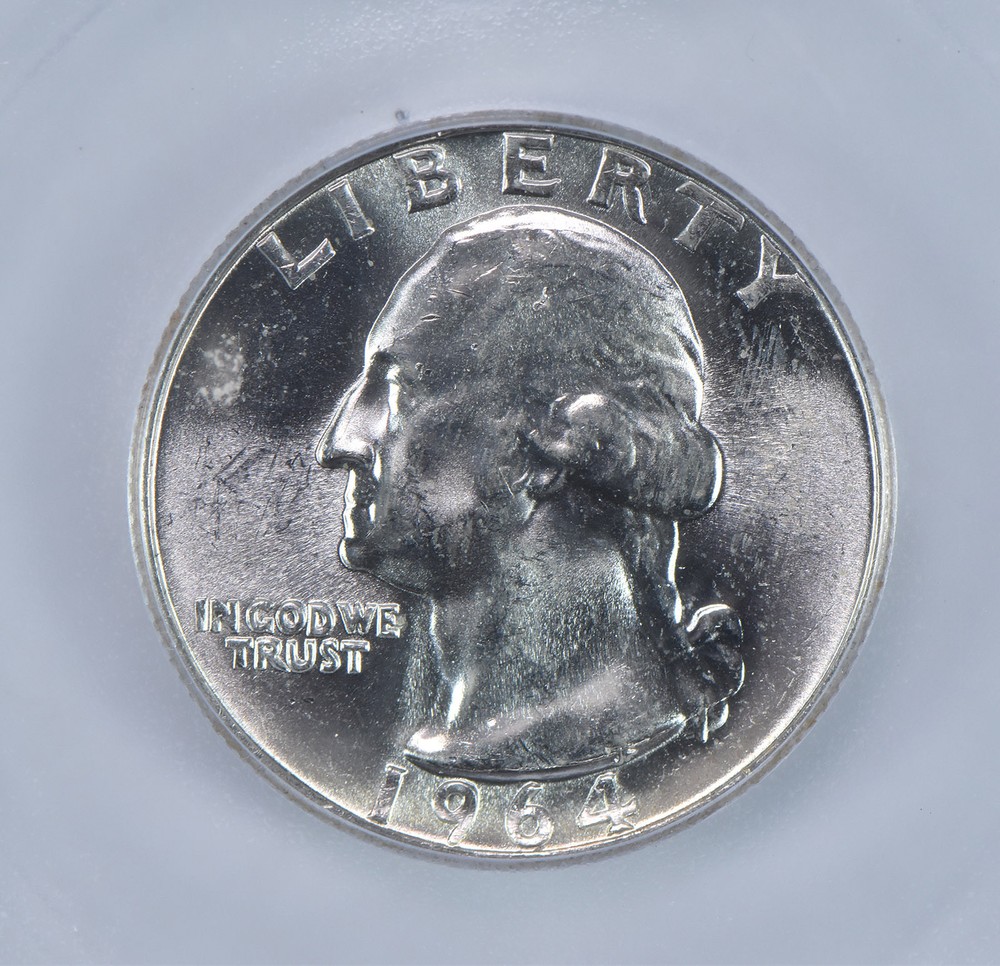 1964 Washington Quarter MS66 ICG