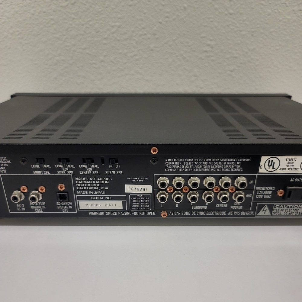 Harman Kardon ADP-303 Dolby Digital Decoder With Digital Out Mod