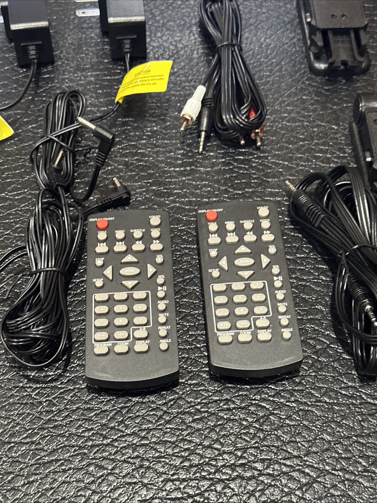 Dual Screen 10.5" Portable DVD Players for Car - 5-Hour Battery, USB/SD Support