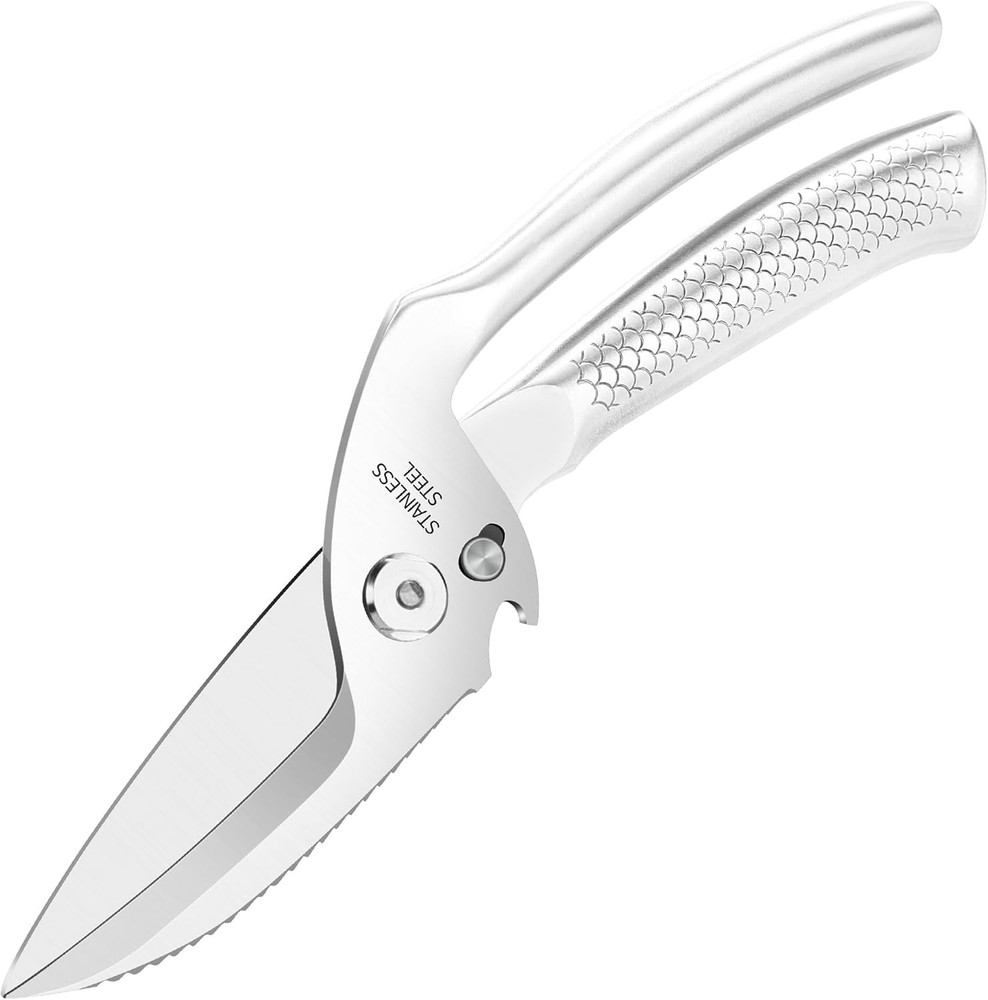 Heavy Duty 3CR14 Stainless Steel Poultry Shears - Multi-Function Kitchen Shears