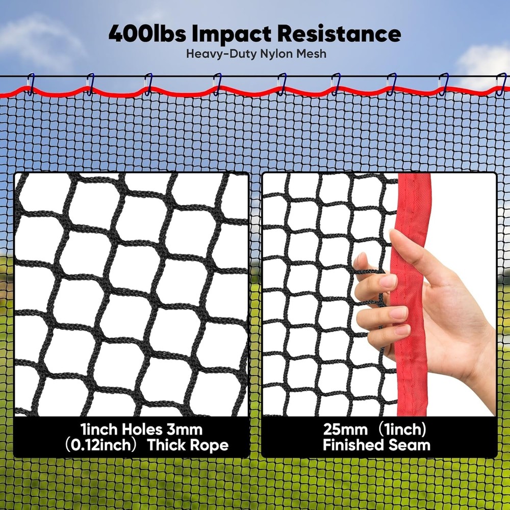 Golf Practice Net Heavy Duty Hitting Net Backyard Training Multi-Sport 10x10FT