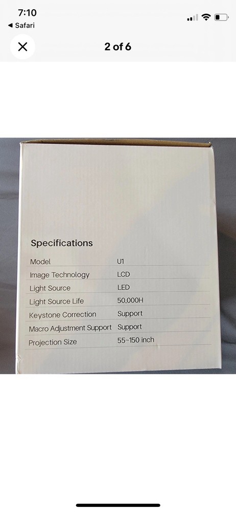 XIAPI PRO Smart Gimbal Projector