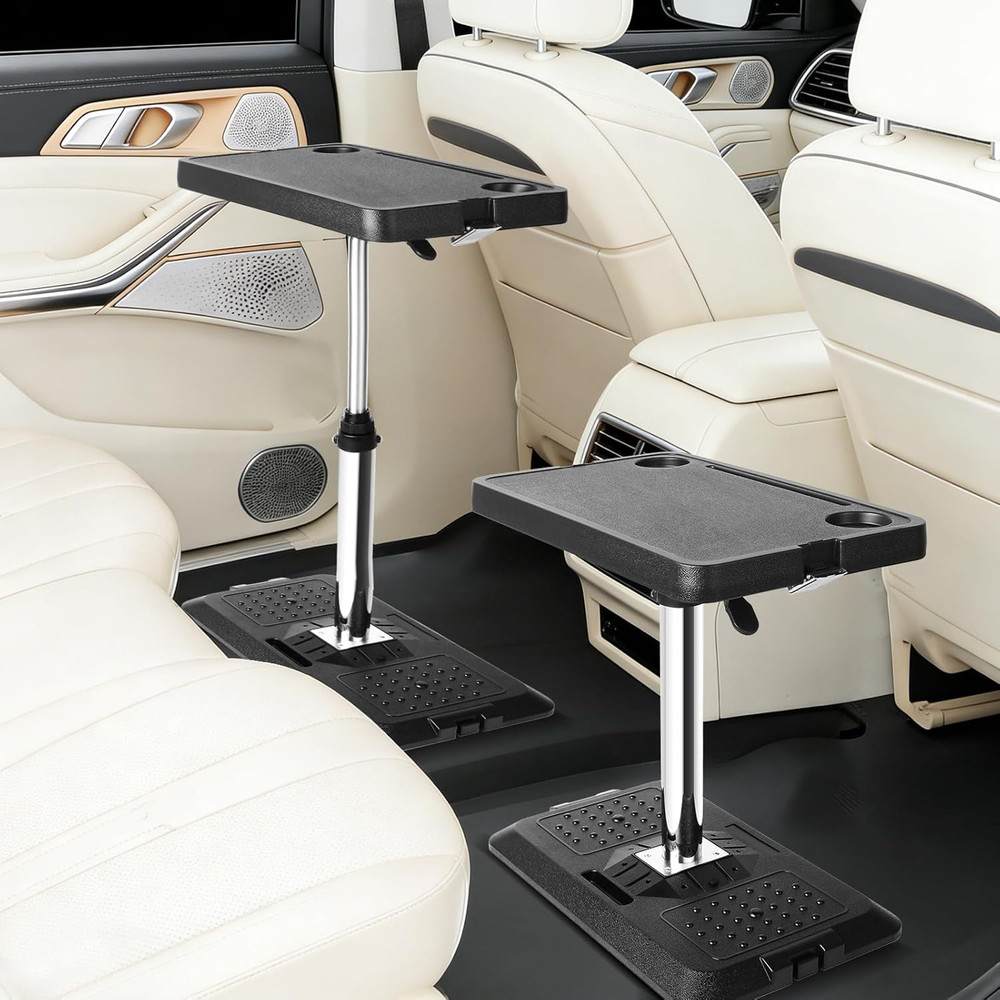 Car Seat Tray Table, Adjustable Car Desk for Laptop & Tablet, Multi-Function Tra