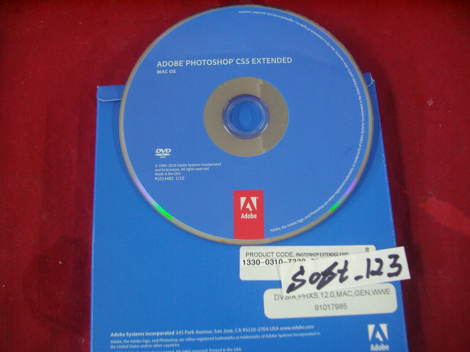 Adobe Photoshop CS5 Extended For MAC Full Retail DVD Version
