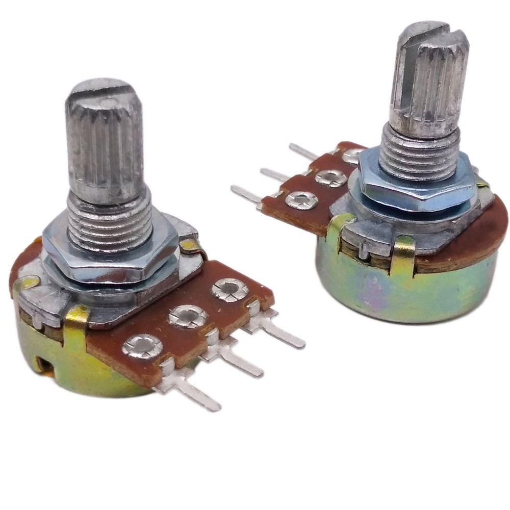 10pcs 1M ohm Linear Taper Rotary Potentiometer Panel pot B1M 15mm