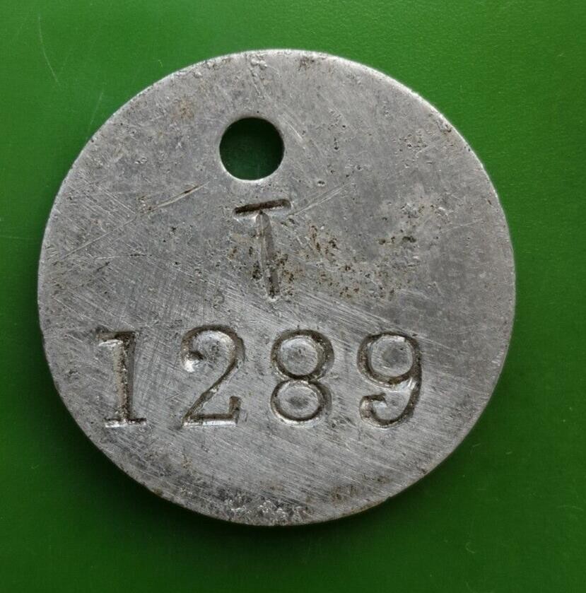 Tillmanstone Colliery Check Token #3475