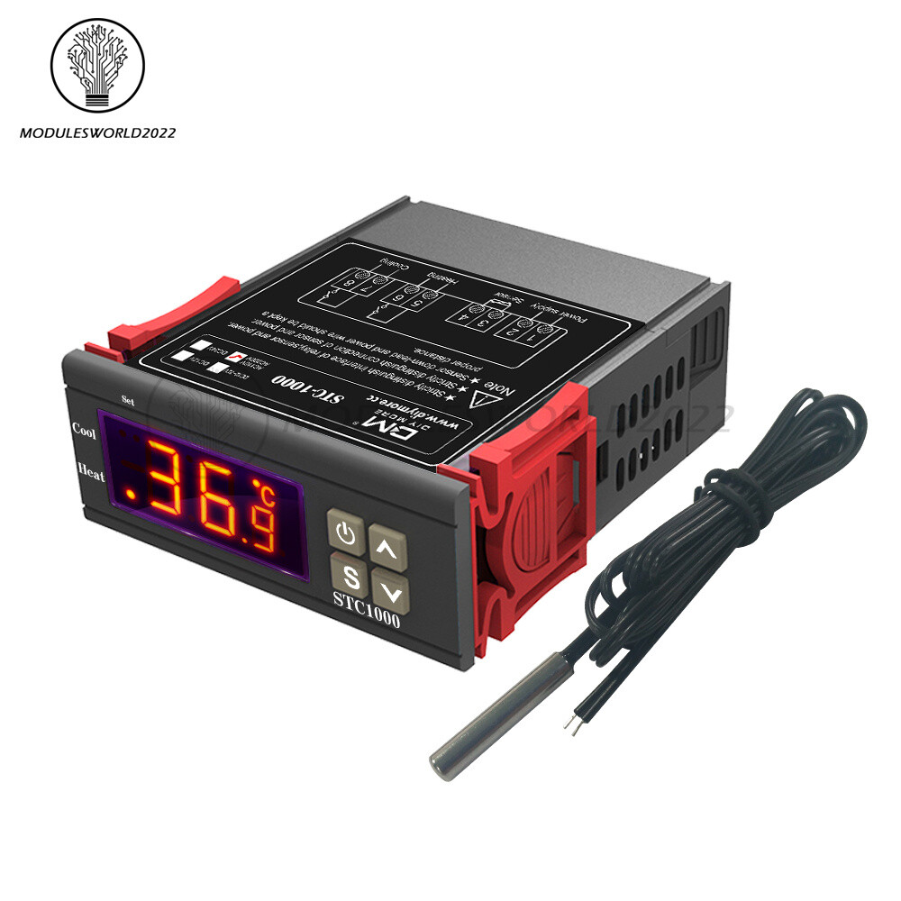 STC-1000 AC 110-220V Digital Temperature Controller Thermostat Aquarium Sensor