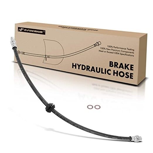 Front Driver or Passenger Brake Hydraulic Hose Compatible with Mini Models -
