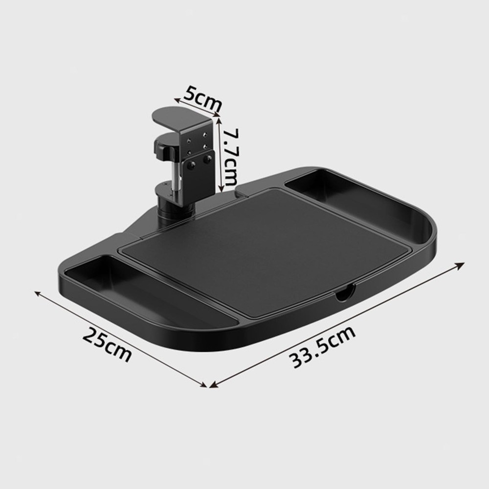 under-table Clip-on Desk Organizer, Adjustable, Versatile, Practical, Compact,
