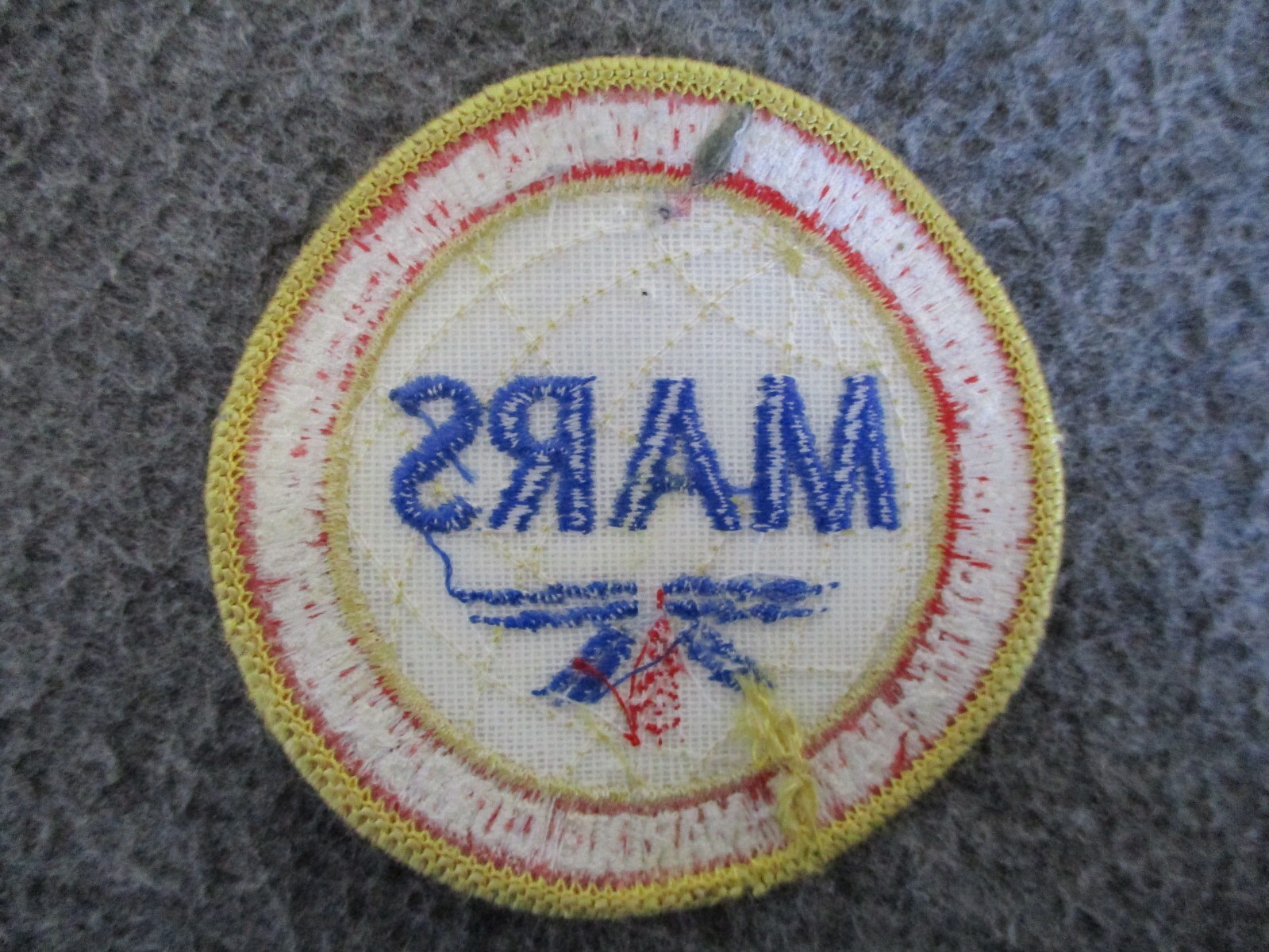 WWII COMMUNICATIONS SPECIALIST CBI THEATER MILITARY AFFILIATE+(MARS) PATCH/SIGN