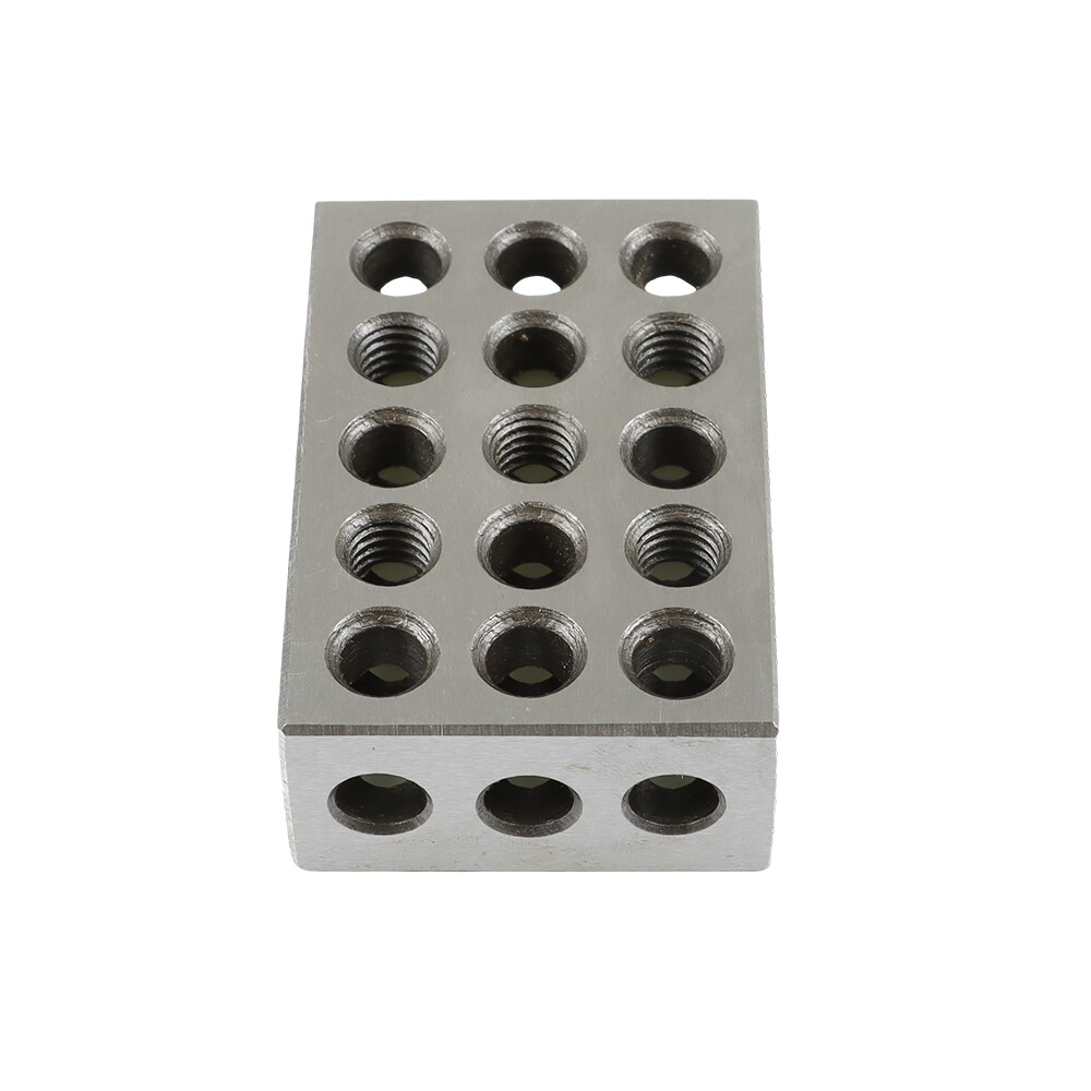 8 Piece 1-2-3 Precision 23 Hole Block Set With Screws & HEX KEY