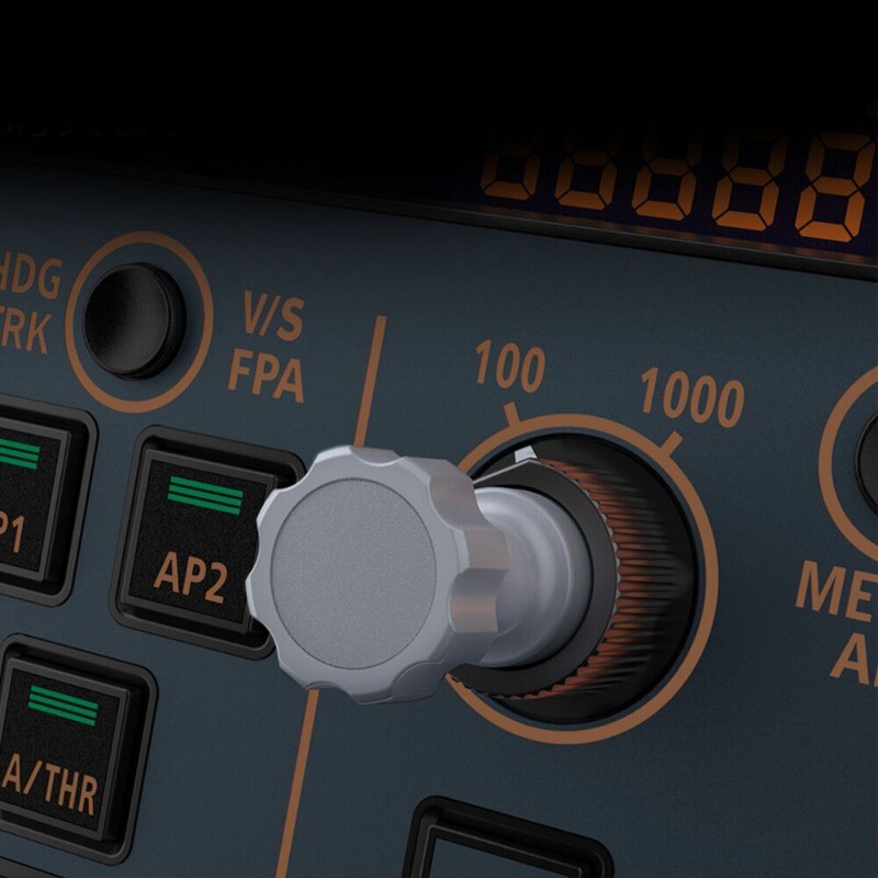 A320 FCU Flight Control Unit Panel X-Plane MSFS2020 Game Simulator 2 Model SET