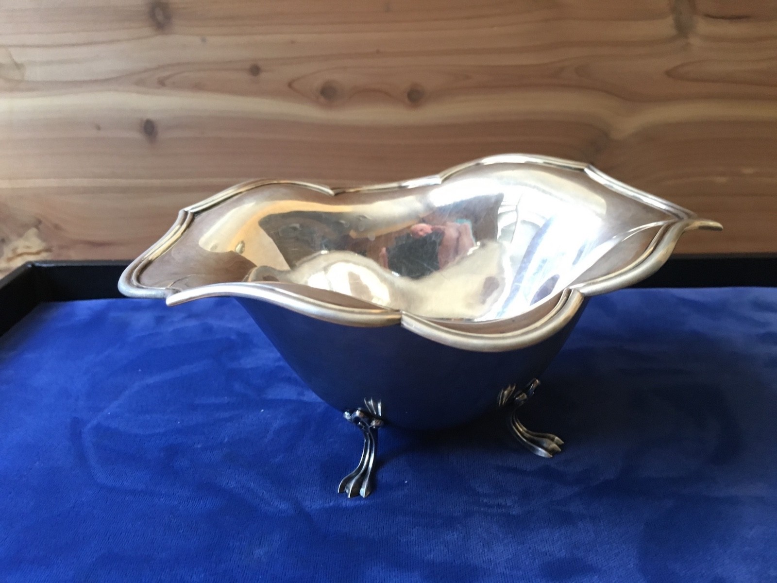 Antique / Vintage "Claw Footed"  Sterling Silver Bowl  Nut Dish, ASW=5.18 OUNCES