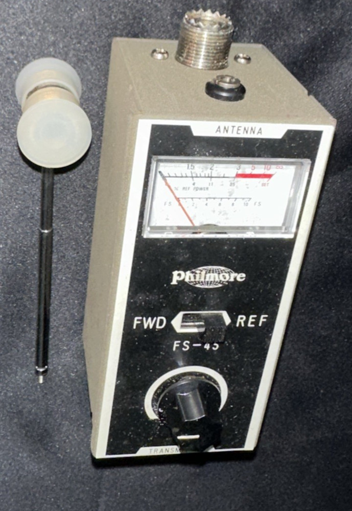 Philmore FS45 Combination Standing Wave Bridge & Field Strength Indicator Meter