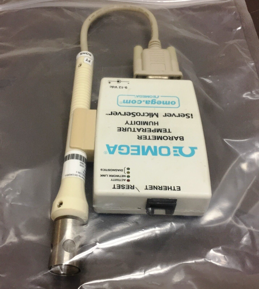 Omega iBTHX-W, iServer MicroServer for Barometric, Temp/Humidity & Dew Point Rec