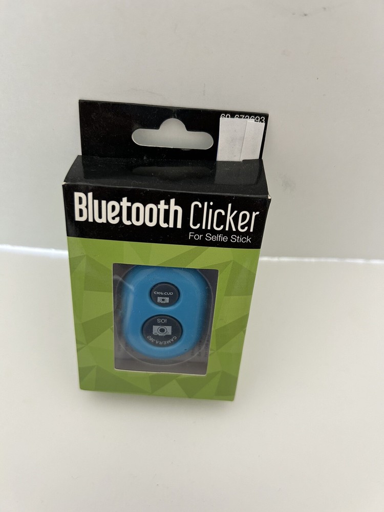 Selfie Wireless White Shutter Button for Apple and Android Devices 30ft