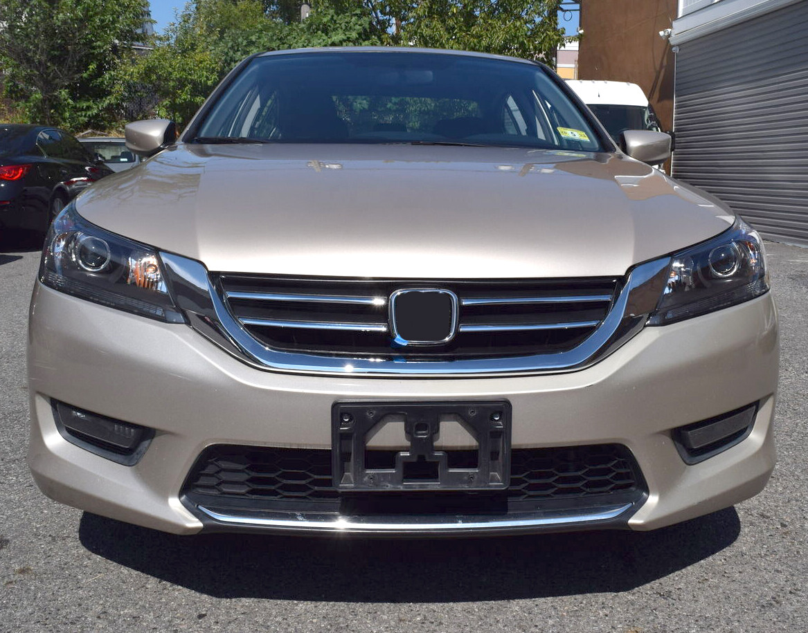 Black & Chrome Front Bumper Hood Grille for Honda Accord 4d 2013-2015 2014