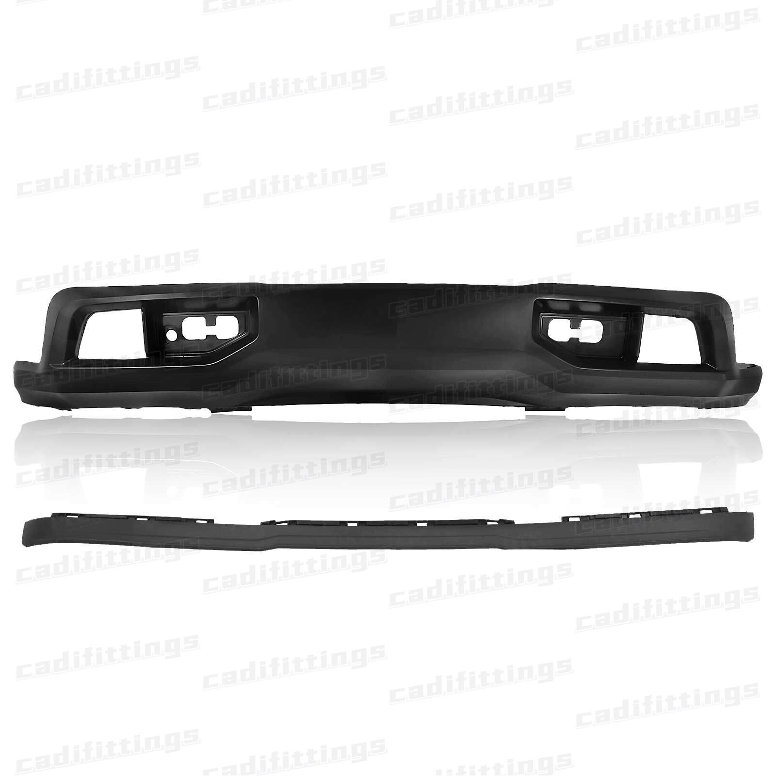 For 2019-2021 Silverado 1500 Front Bumper Cover Lower Valance W/LED Fog Lights