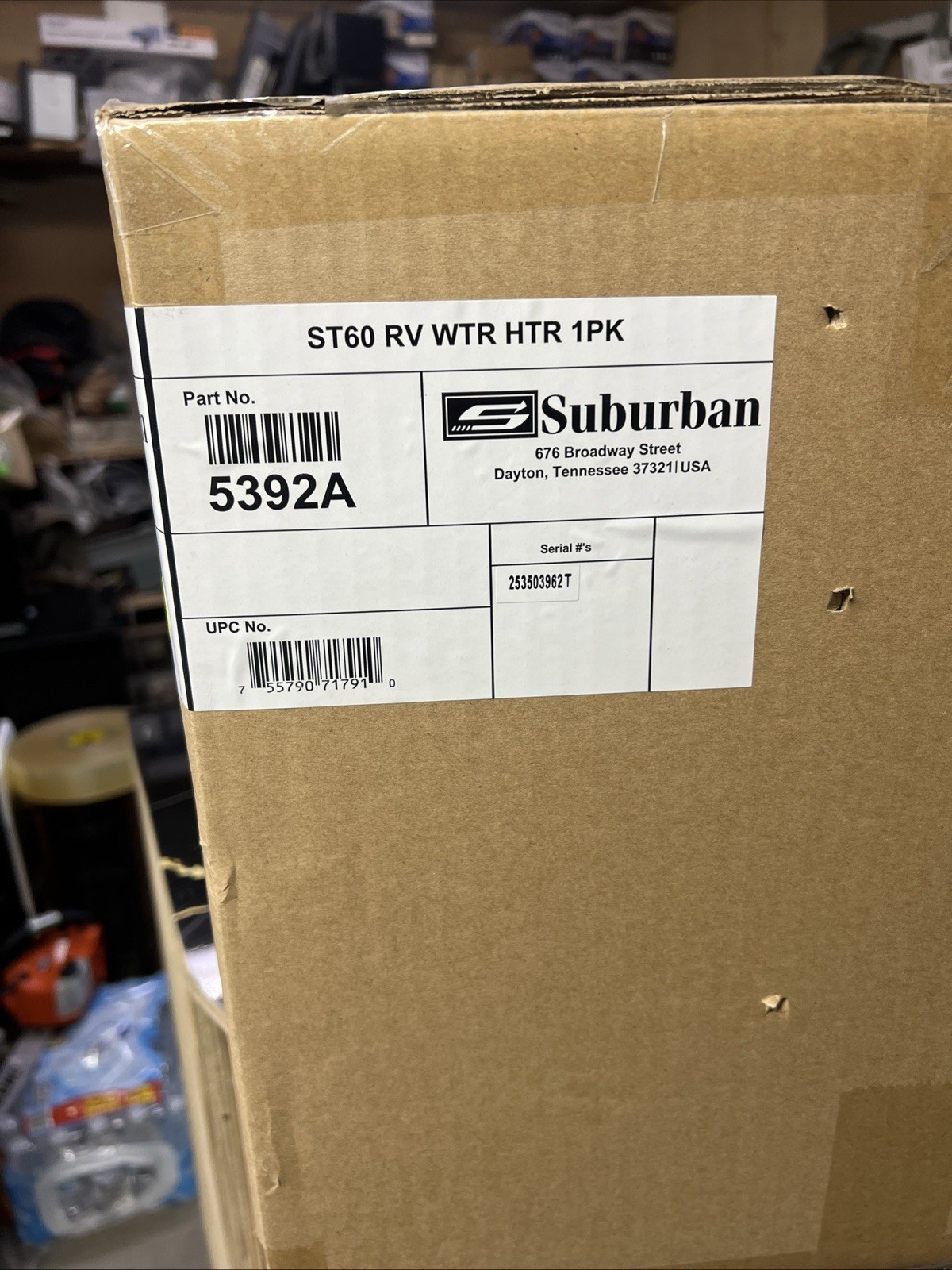 RV Suburban ST-60 Tankless Water Heater 60,000 BTU Water Heater