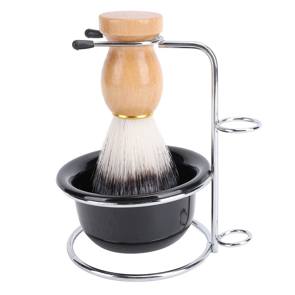 Stylish Shaving Brush Set Efficient Lathering For Men