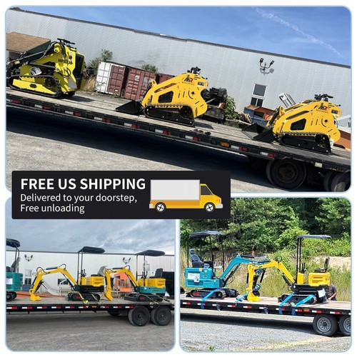 13.5HP Driven Crawler Type Mini Concrete Mixer Truck with B&S Gasoline Engine