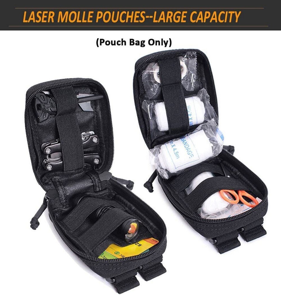Tactical Small Admin Pouch Multi-Purpose Molle EDC EMT Utility Pouch Tool Pouch