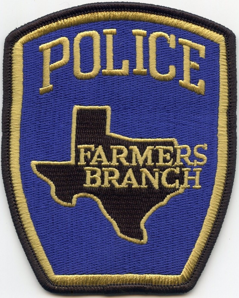 FARMERS BRANCH TEXAS POLICE PATCH