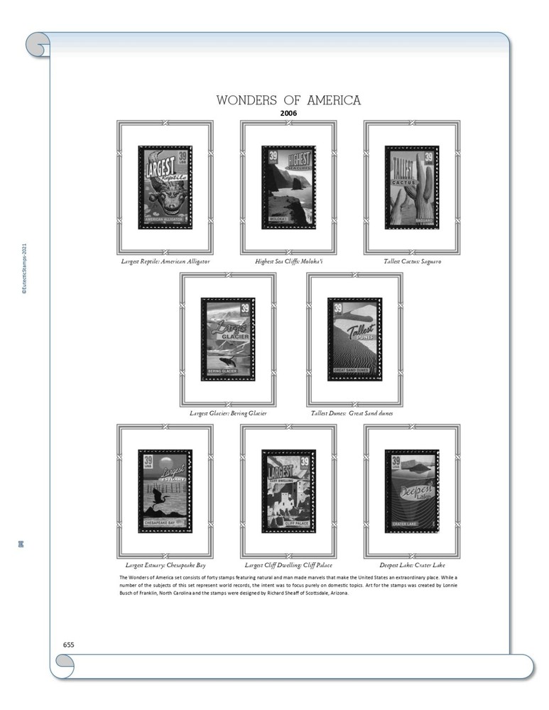 2006 U.S. Commemorative Singles COMPLETE Supplement (White Ace Alternative)