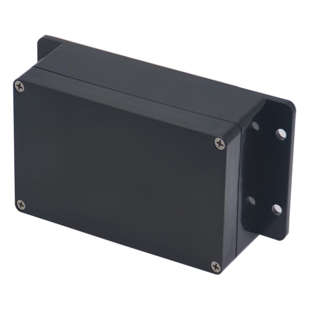 Project Box ABS Plastic Black Electrical Boxes IP65 6.2"x3.5"x2.4",