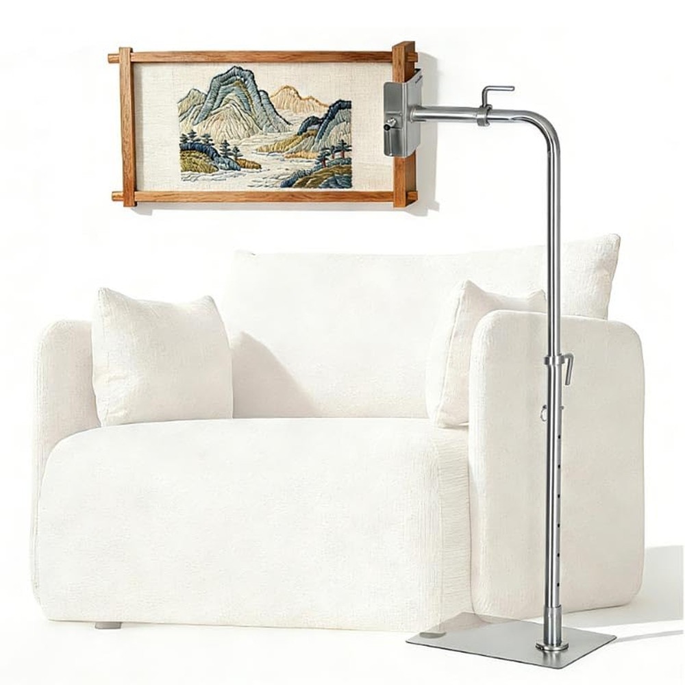 Workstand with Side Clamp for Lowery Stands, 360° Adjustable Needlepoint St