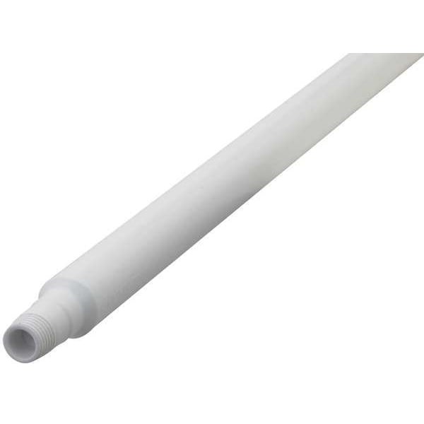 Vikan 29625 59" Color Coded Handle, 1 1/4 In Dia, White, Polypropylene