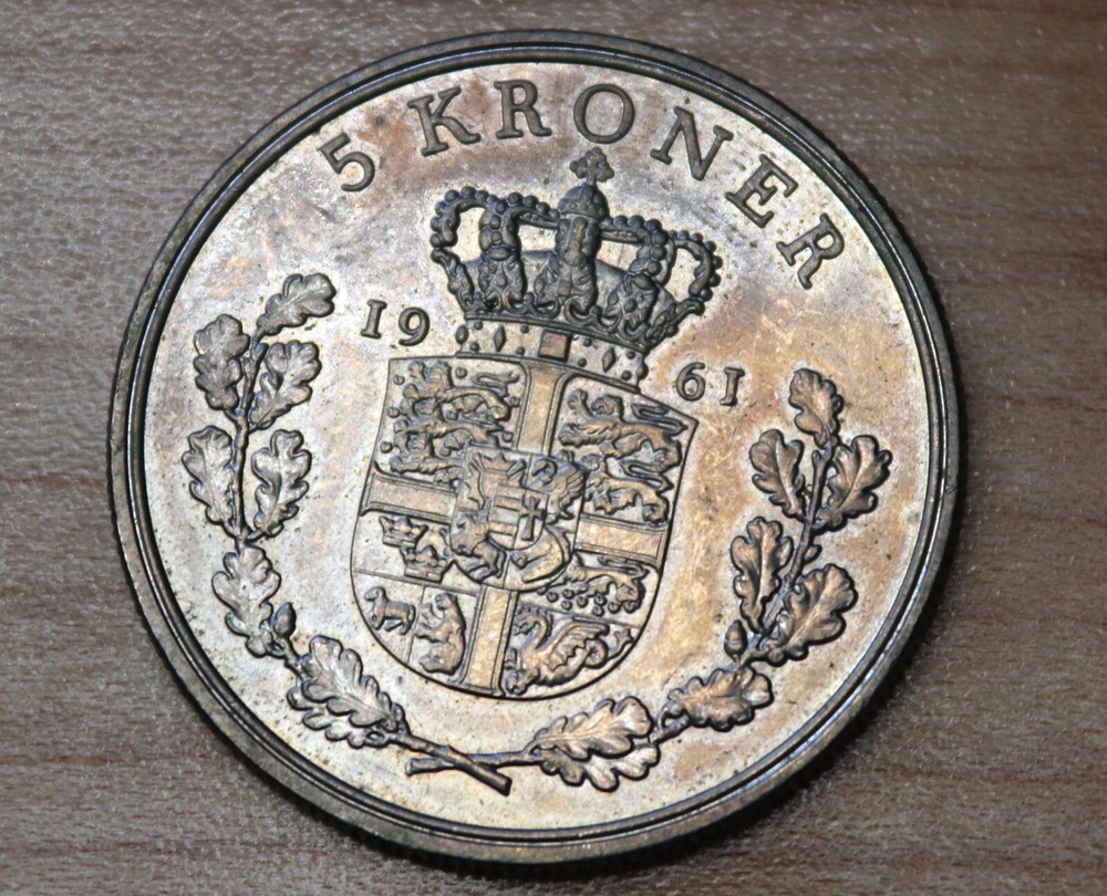 1961 Denmark 5 Kroner