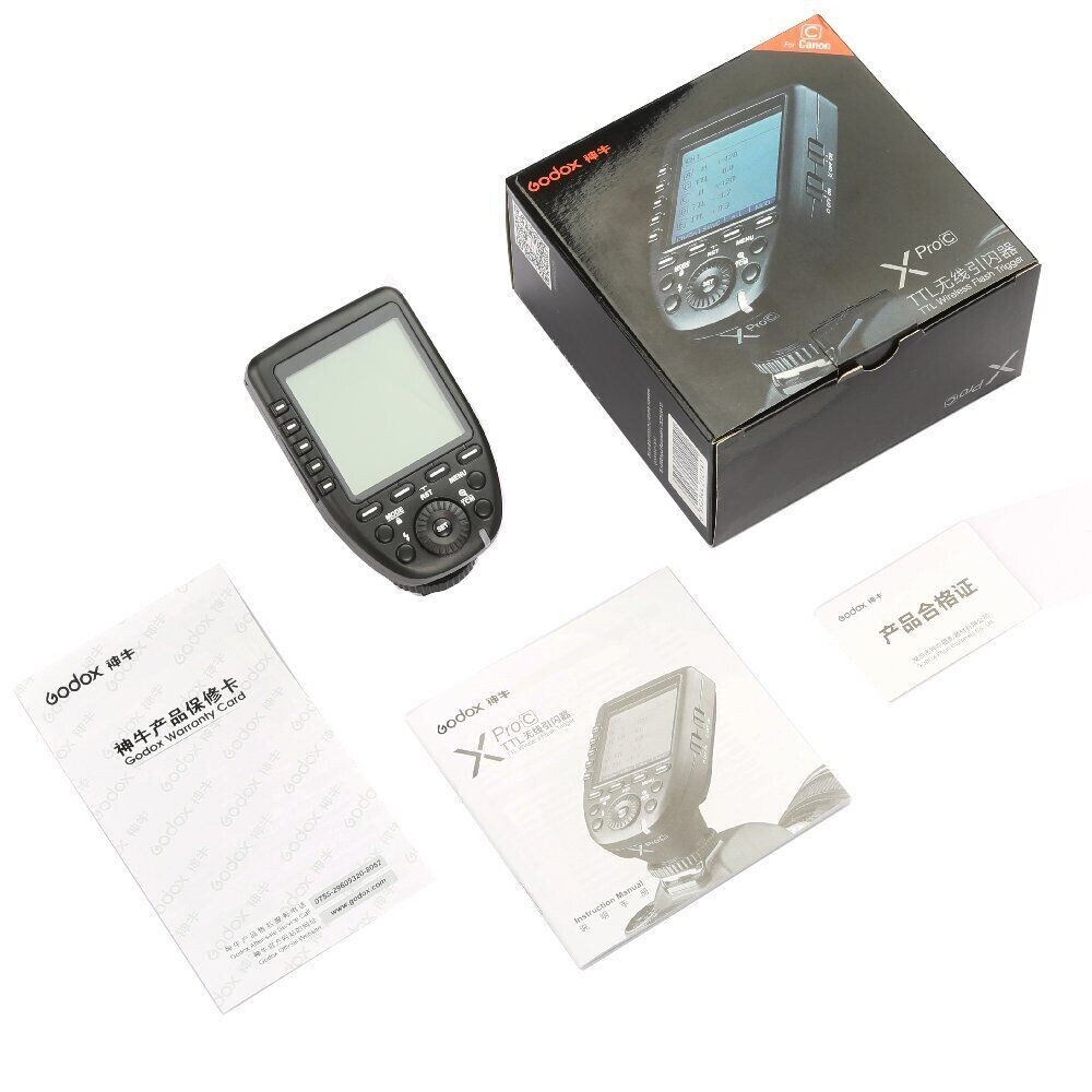 Godox Xpro-C 2.4G Wireless TTL HSS Camera Flash Trigger Transmitter Fr Canon EOS