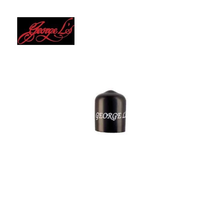 George L's 0.155" Stress Relief Jacket - Right Angle Plug Cap, Black