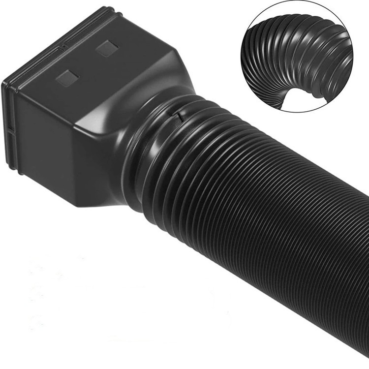 Retractable Tube Rain Gutter Extender - Great for Garage/Deck Drainage Needs