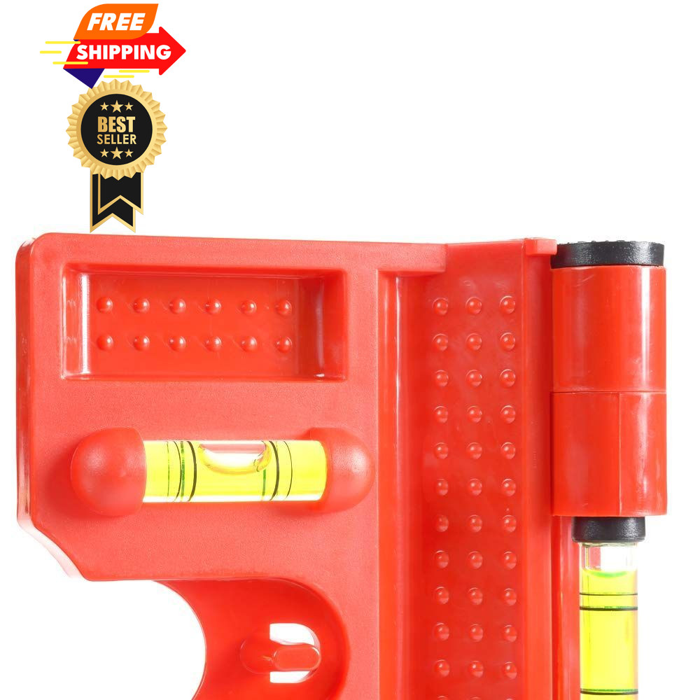 Kapro - 340 Postrite Post Level - Adjustable Folding - Unique, Red