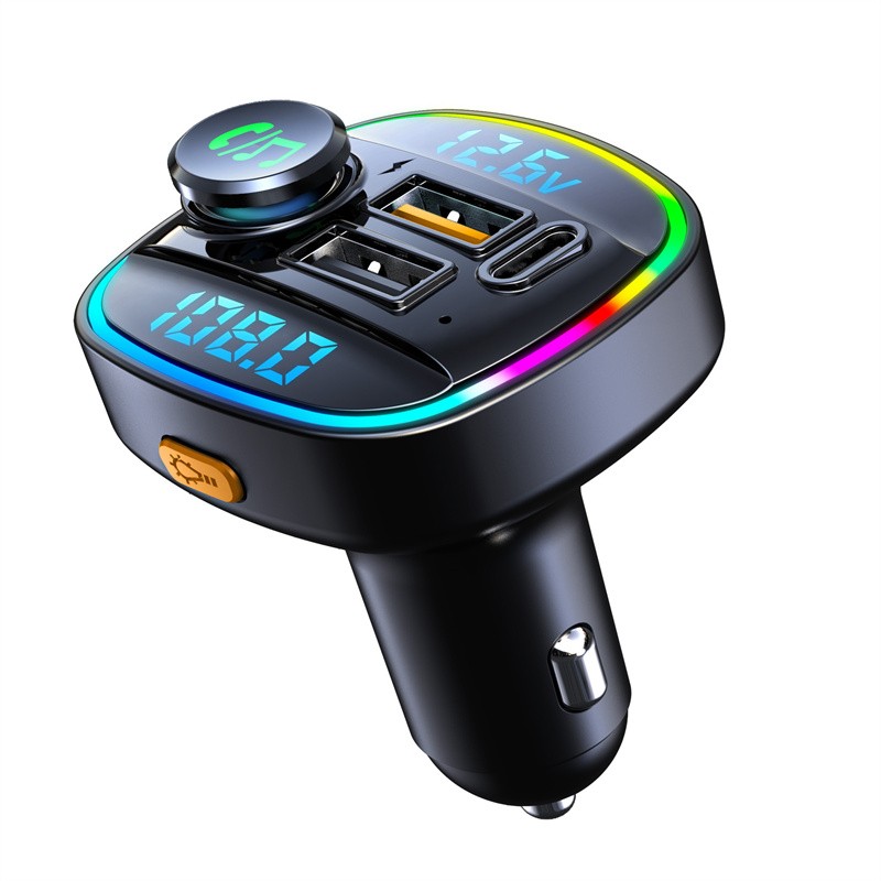 Car Bluetooth FM Transmitter MP3 Player USB Auto Fast Charger Adapter