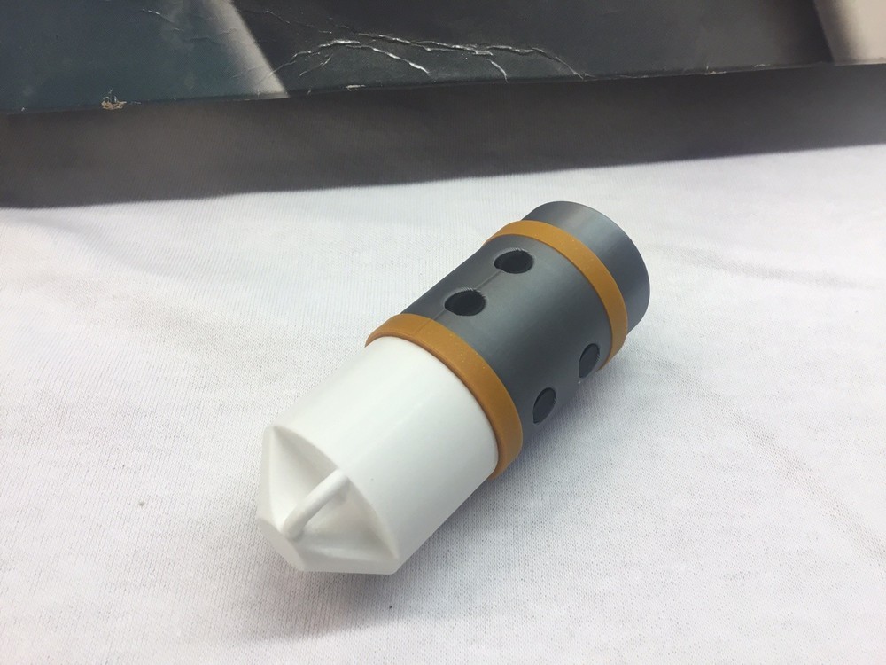 Estes Sidewinder Parachute plug-Replacement Pre-painted For Flying Scale Model