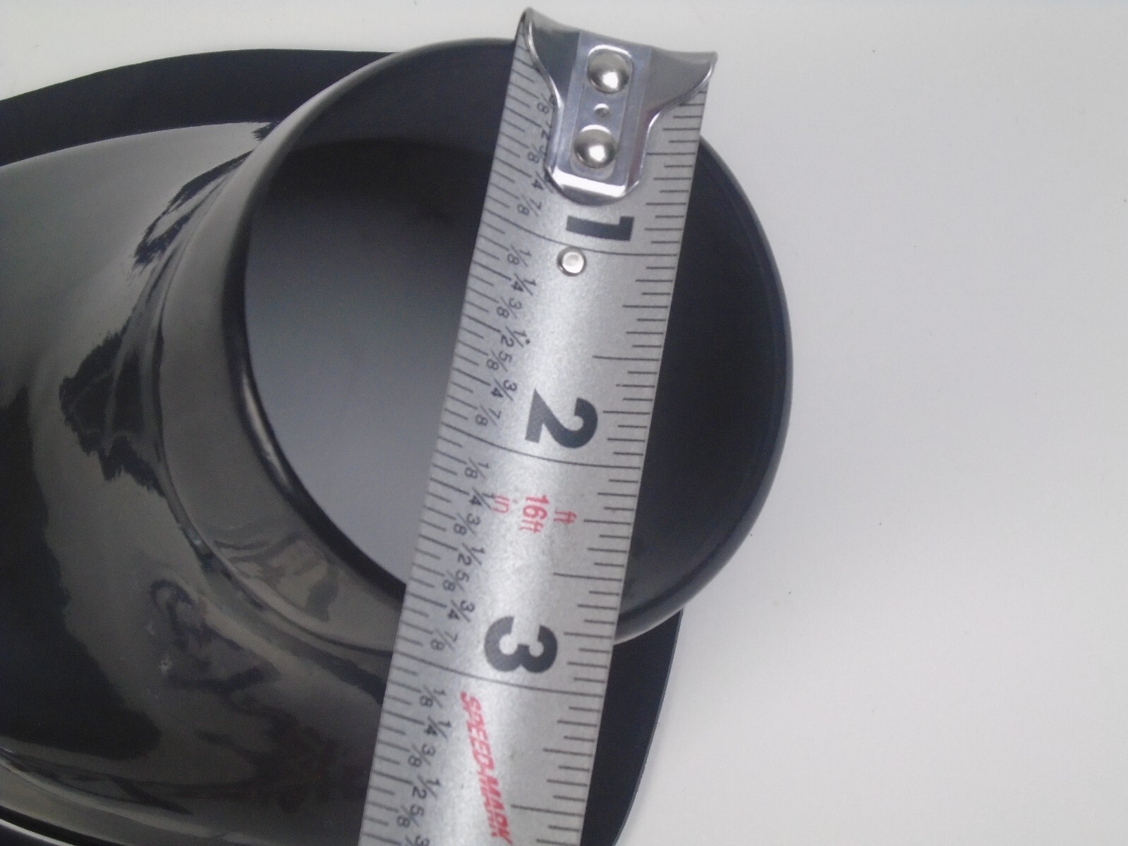 Single 3" Black NACA Air/Brake Duct NACA Duct 3" Tube Molded Plastic