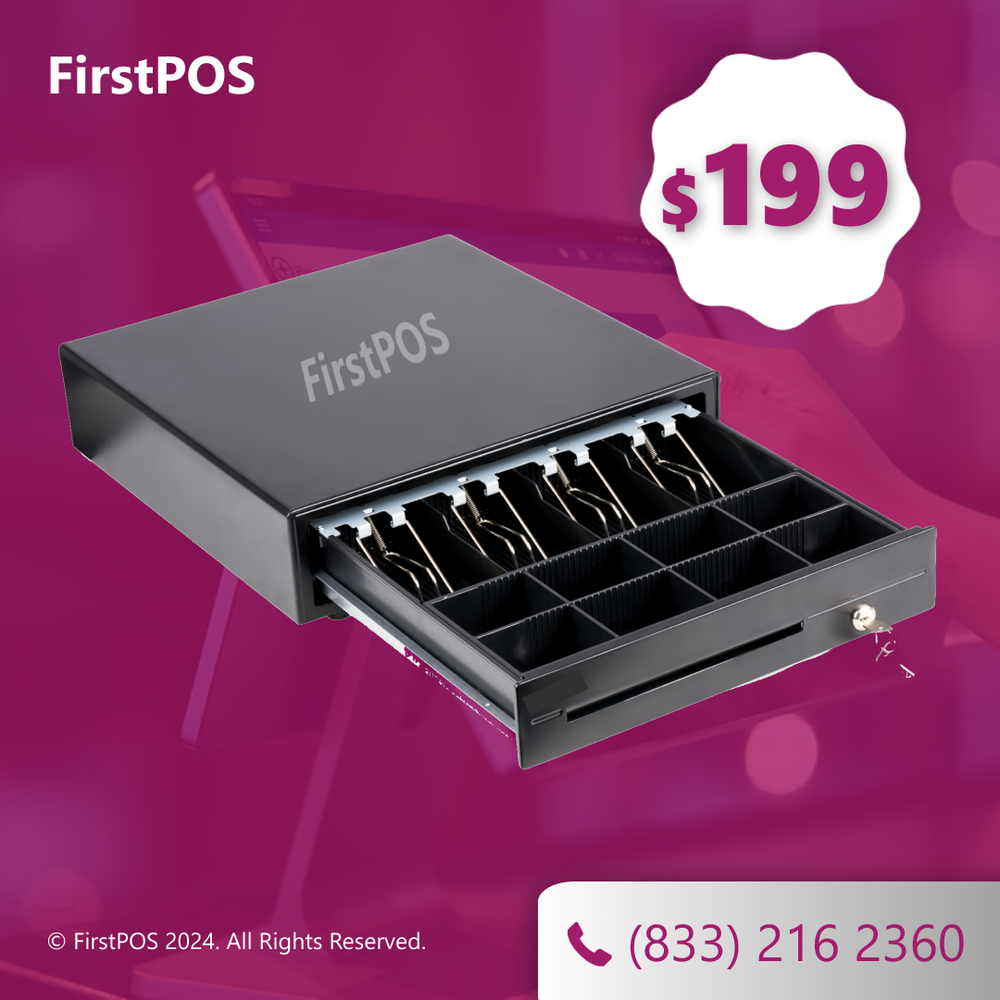 15in Touch Screen POS Cash Register Till System