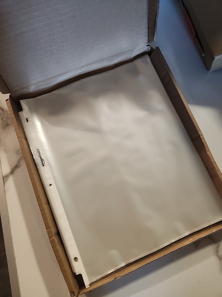 Sheet Protectors for 3 Ring Binder Heavyweight Polypropylene 45 Pack