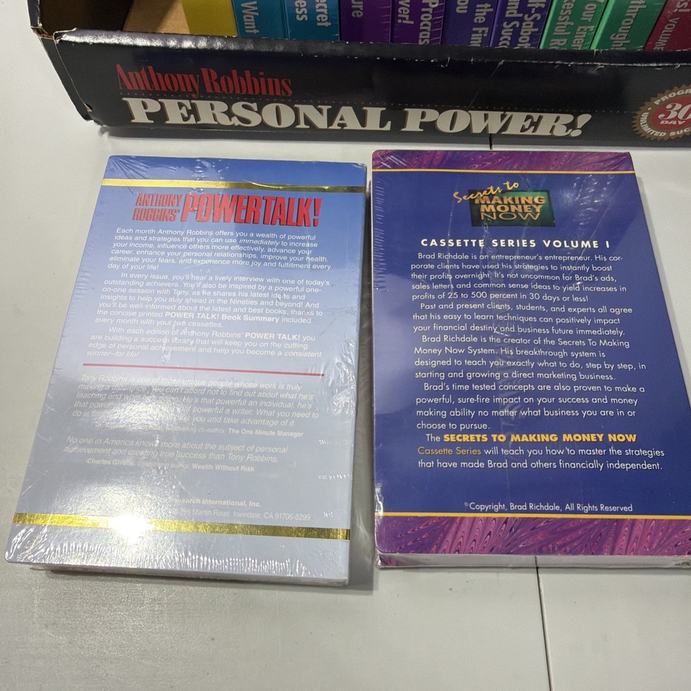 Anthony Robbins Personal Power 30 Day Program Cassetts Set Missing Disc 2!