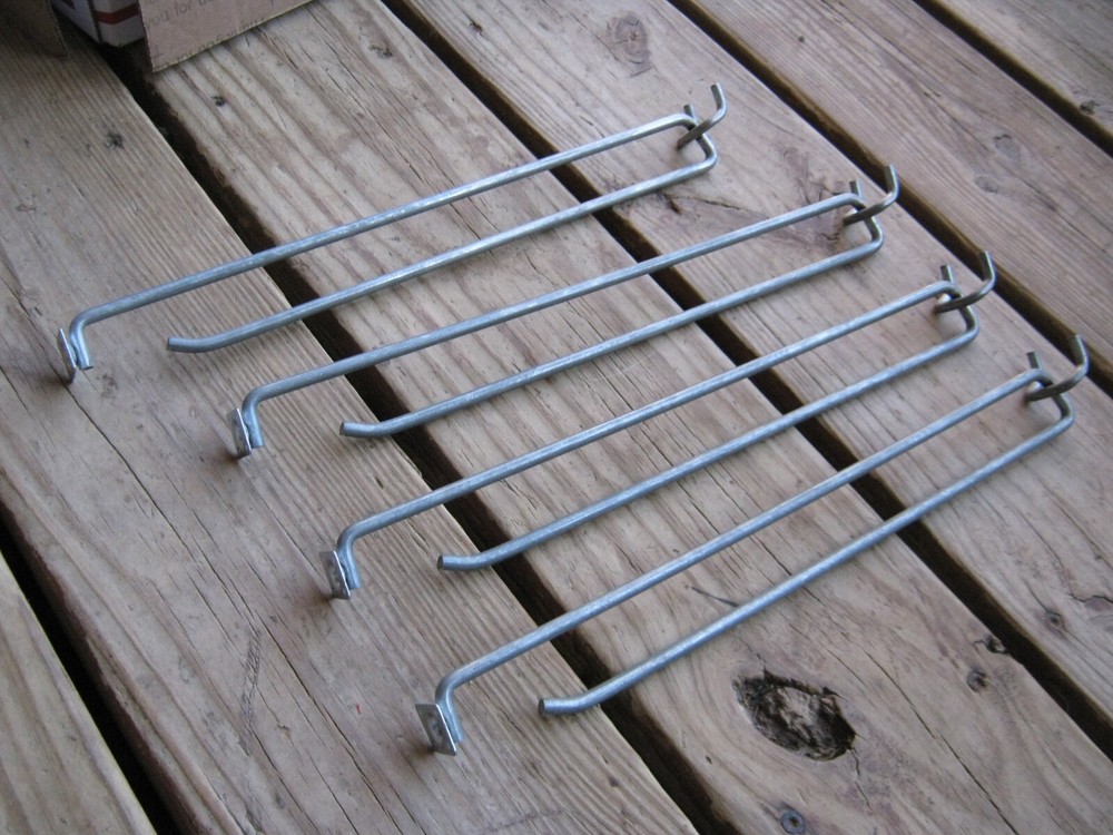 13" long 31 pcs Heavy Duty Fastback / Ad Wire Scanning Hooks Peg Board Hooks ??