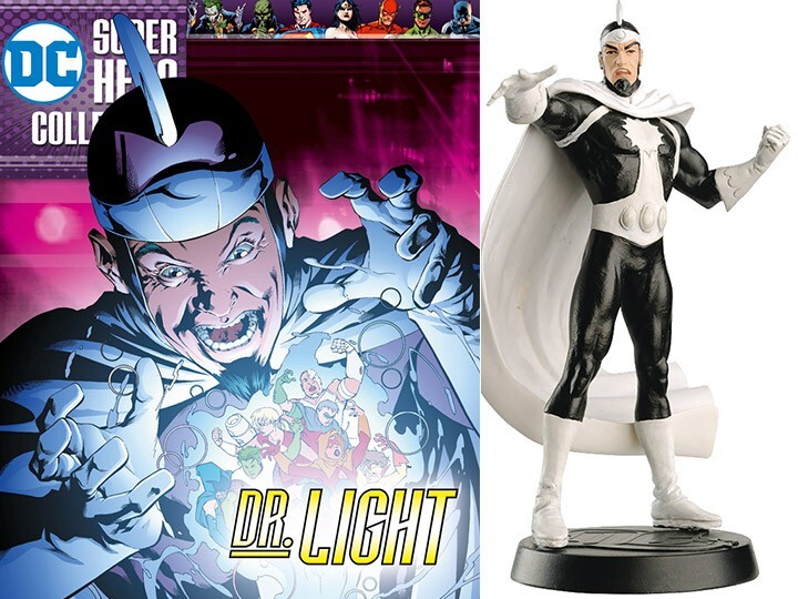 Eaglemoss DC SUPERHERO Collection Dr. Light & Magazine #44 MINT-NEW